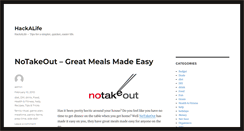 Desktop Screenshot of hackalife.com